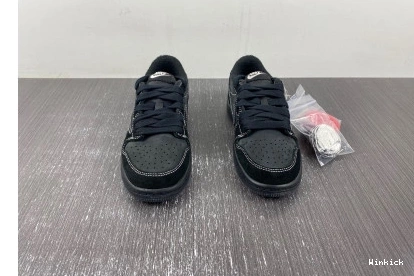 x OG Jordan 1 Travis 'Black (Kids!) Low Scott DO5442-001 Air Phantom' SP 0818